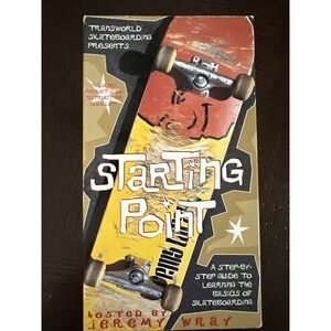 Skateboarding learning‎ the basics guide 1997 VHS TAPE Transworld By Jeremy Wray